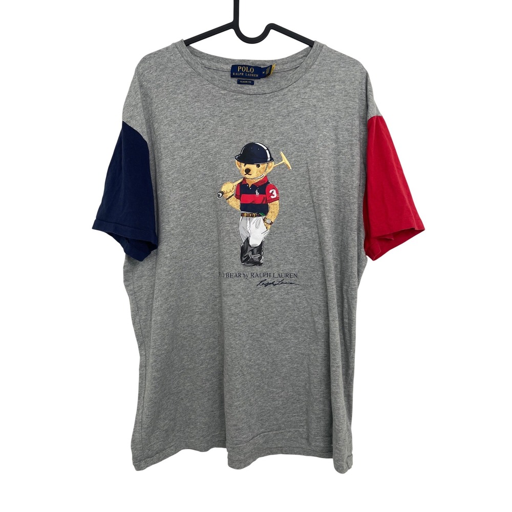 Polo Ralph Lauren T-Shirt Polo Bear Colorblock Grey Medium